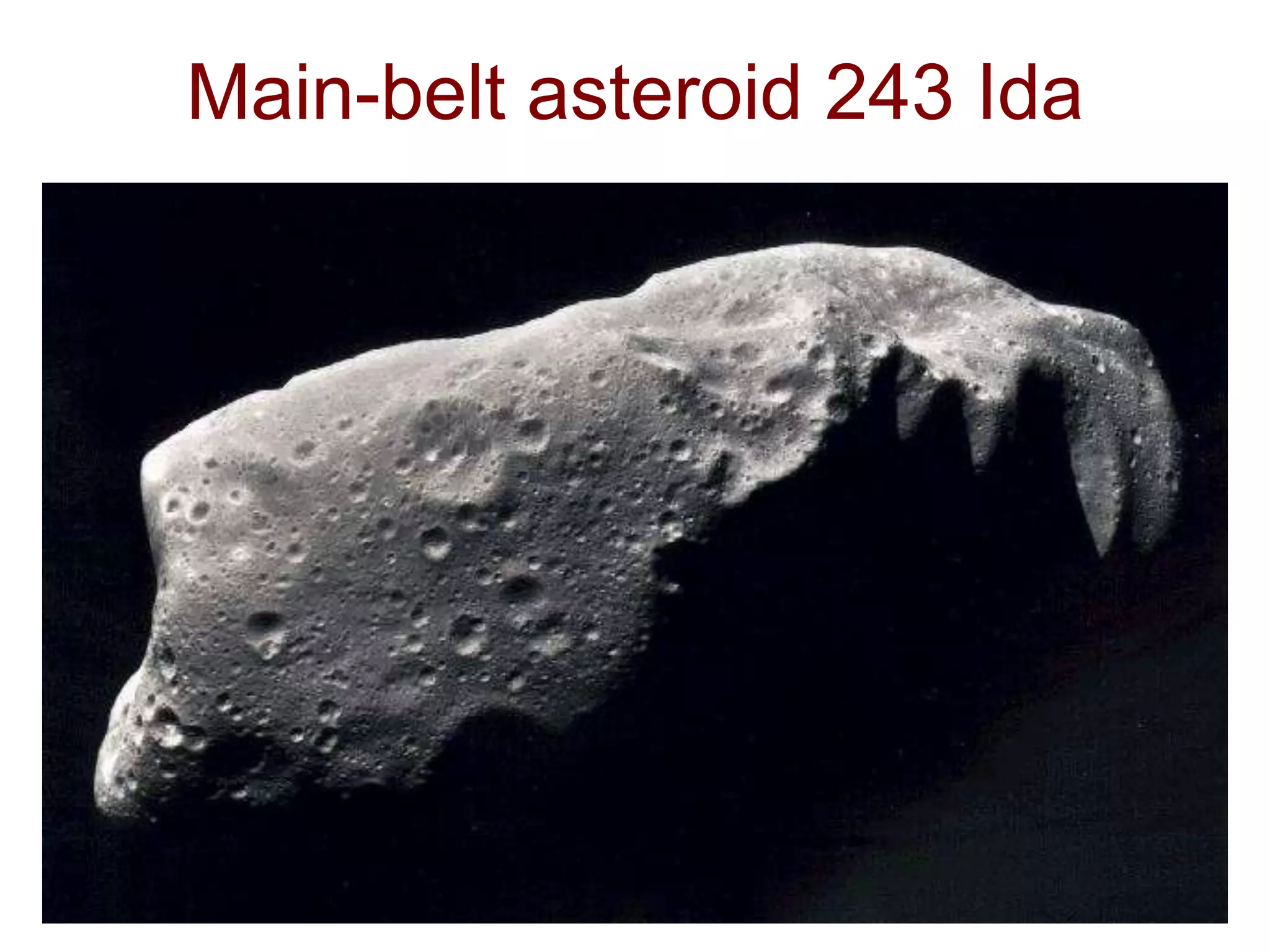 Main-belt asteroid 243 Ida
 