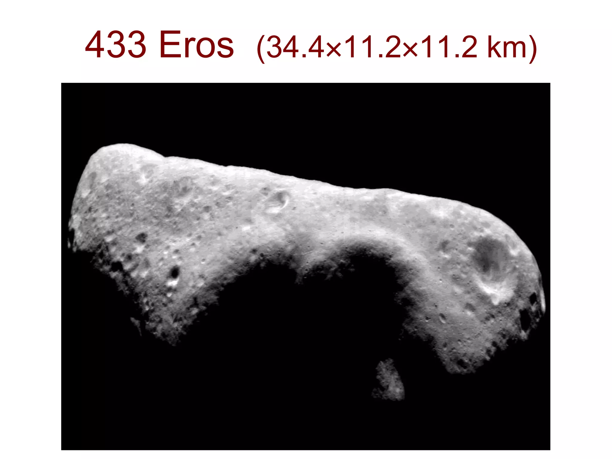 433 Eros (34.411.211.2 km)
 