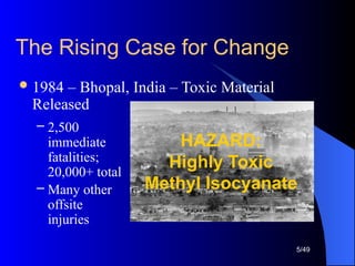 hazard analysis CONCEPT FOR ENVIRONMENTAL | PPTX