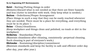 Workplace Safety Guidelines.pdf Understanding Hazard, Risk, and 5S Methodology in ICT Environments for ...