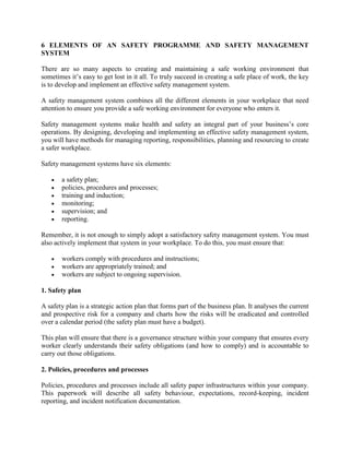 Risk Management Safety Overview.pdf Hazard and risk management | PDF