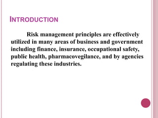 Hazard and risk management | PPTX