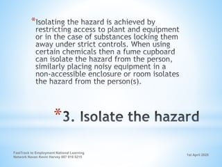 1st April 2020
FastTrack to Employment National Learning
Network Navan Kevin Harvey 087 919 5215
*
*
 
