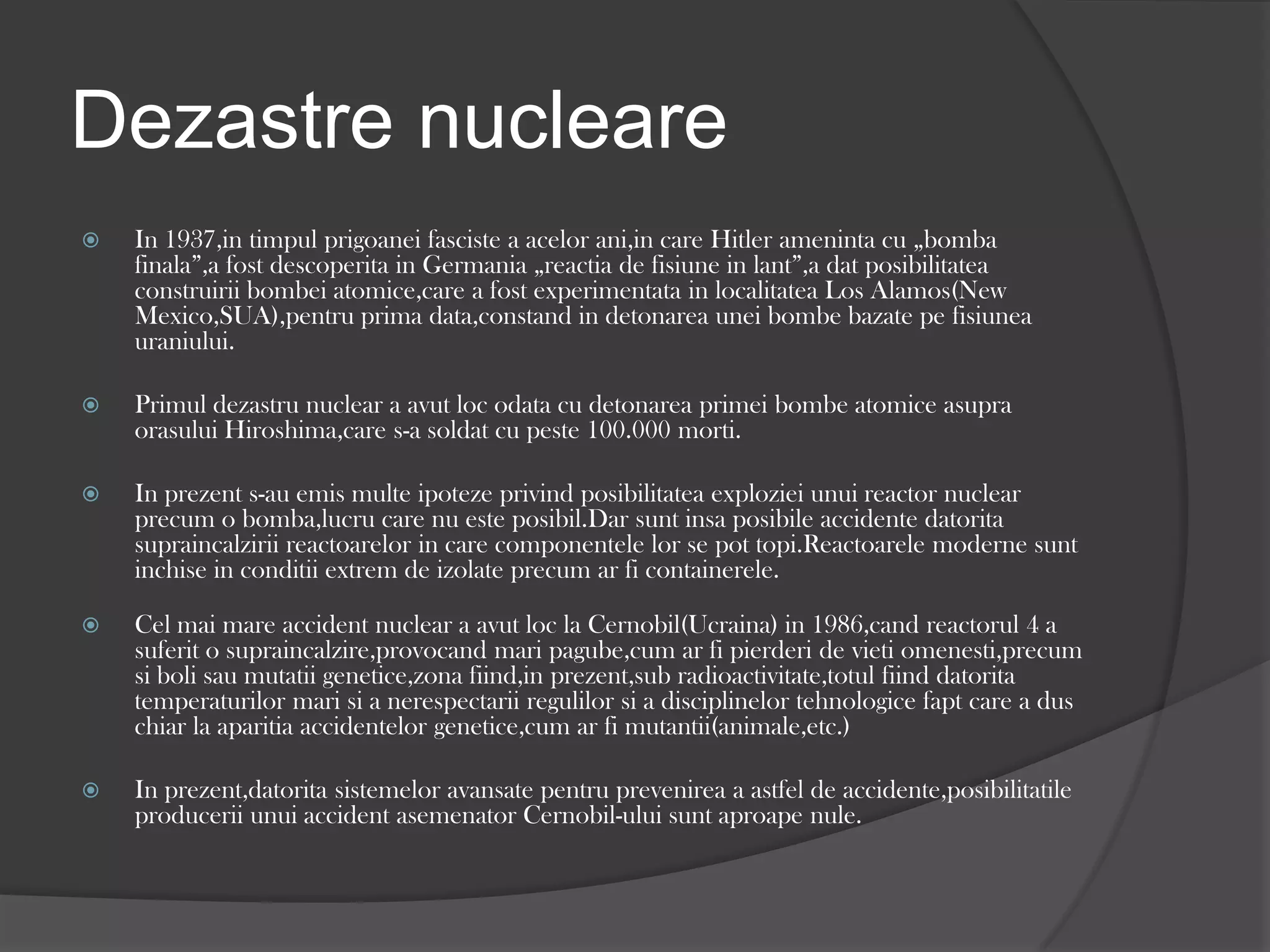 Hazardele nucleare | PPTX