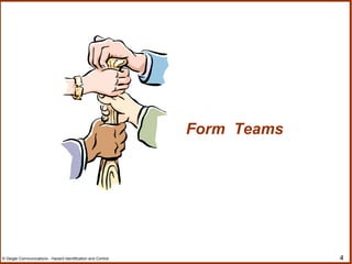 4© Geigle Communications - Hazard Identification and Control
Form Teams
 