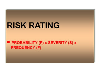 P Status Risk Hazard Identification _ Risk Assessment.ppt