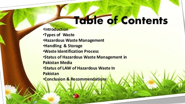 Hazardous waste management (2)