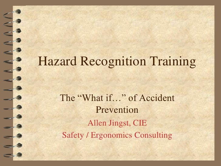 Hazard Recognition Training Generic
