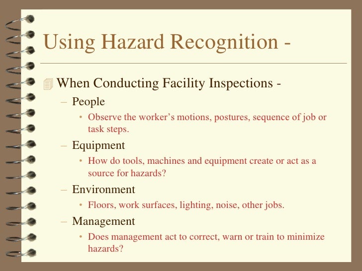 Hazard Recognition Training Generic