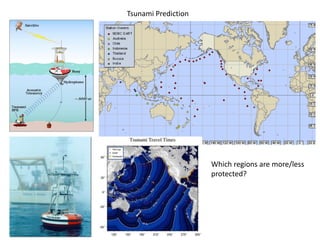 Tsunami Prediction




                     Which regions are more/less
                     protected?
 