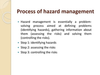 Hazards and risk management | PPT