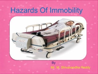 Hazards Of Immobility
By
Mr. M. Shivanandha Reddy
 