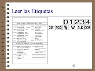 47
Leer las Etiquetas
 