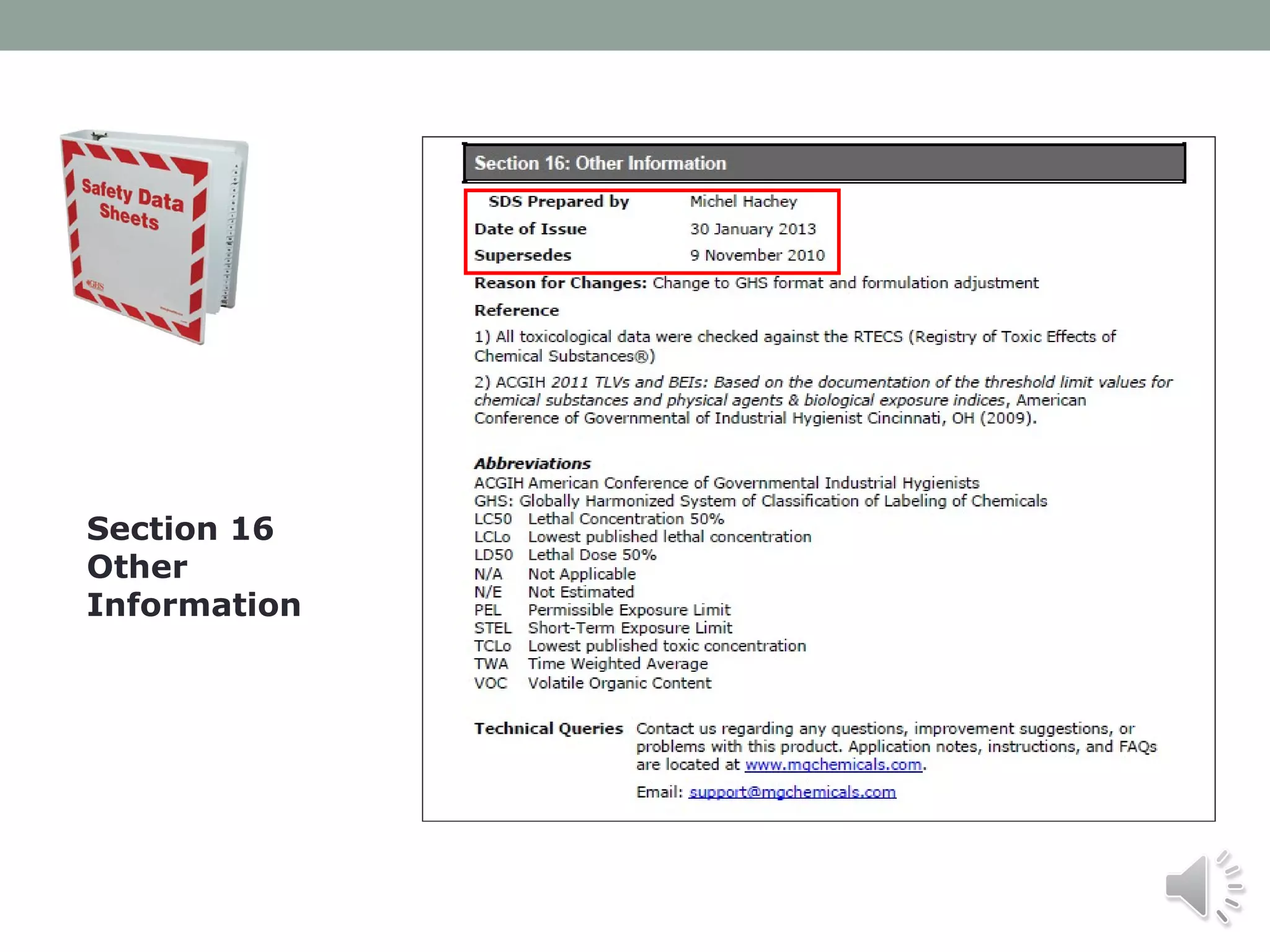 Section 16
Other
Information

 
