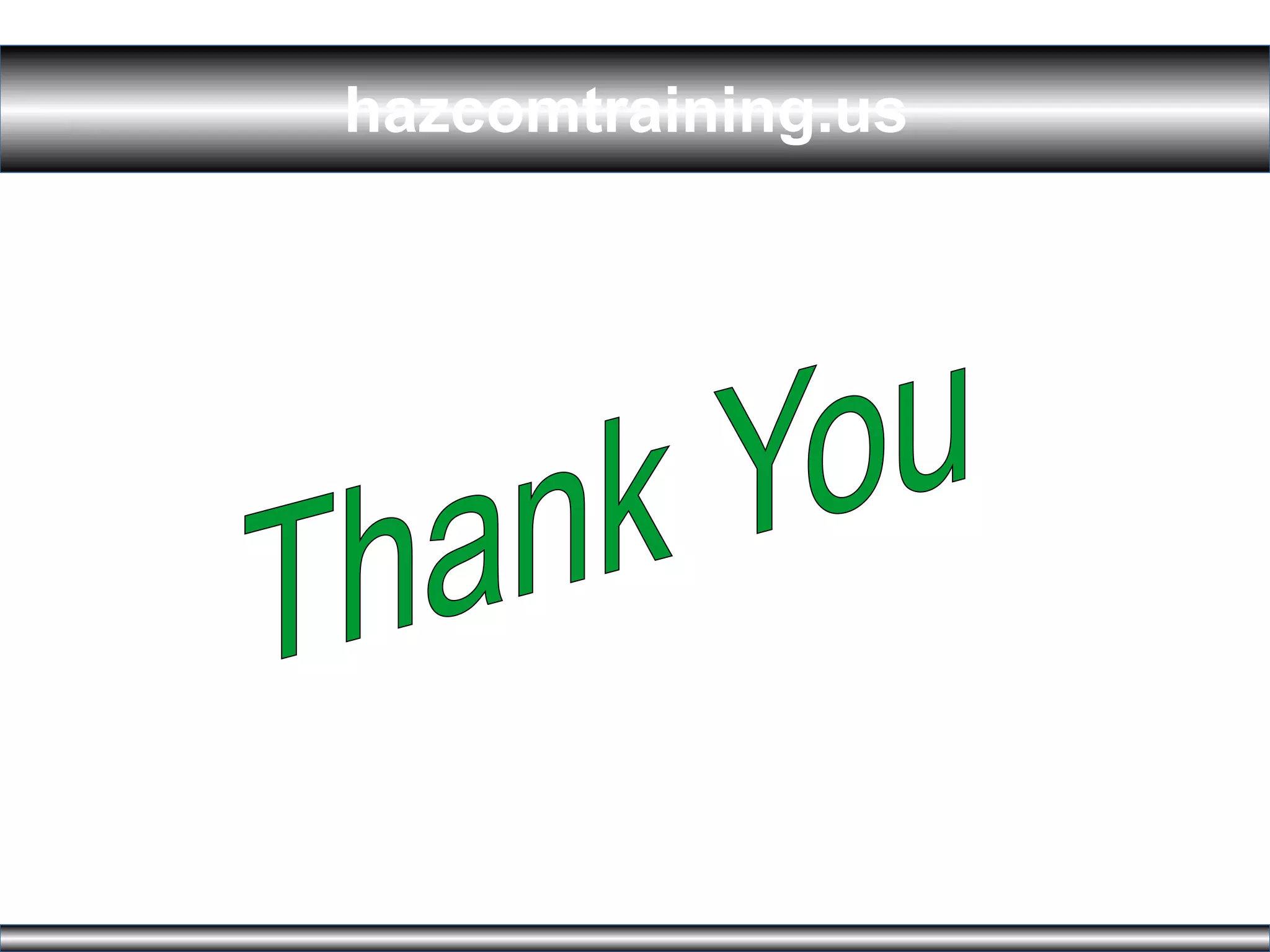 Hazmat Refresher Training PPT