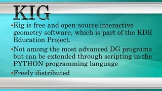 Geometry Softwares | PPTX