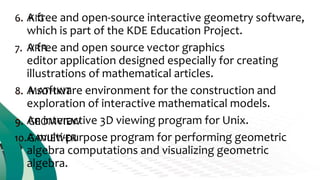 Geometry Softwares | PPTX