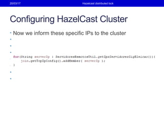Hazelcast Distributed Lock | PDF