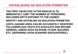 Comprehensive Hazardous Materials Incident Management and Response ...
