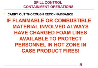 Comprehensive Hazardous Materials Incident Management and Response ...