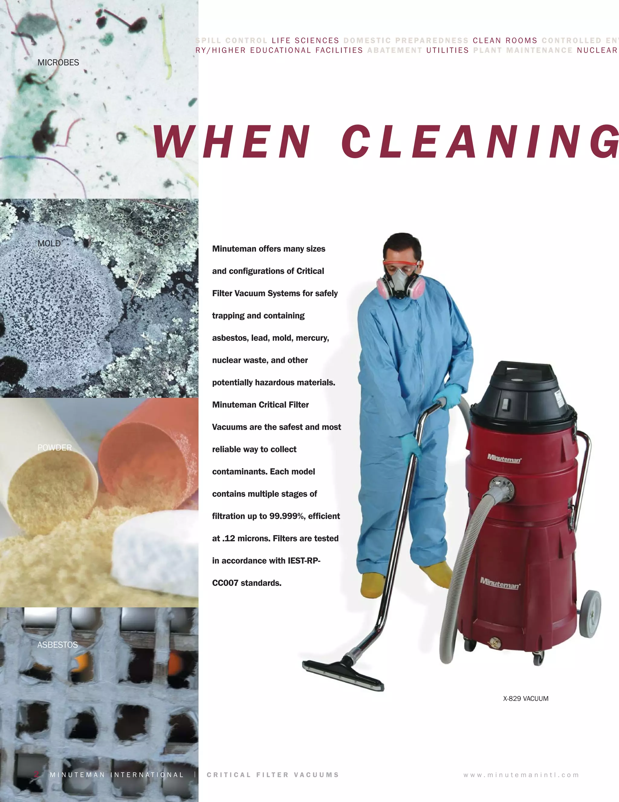 Minuteman HazMat Product Catalog 2010 PDF