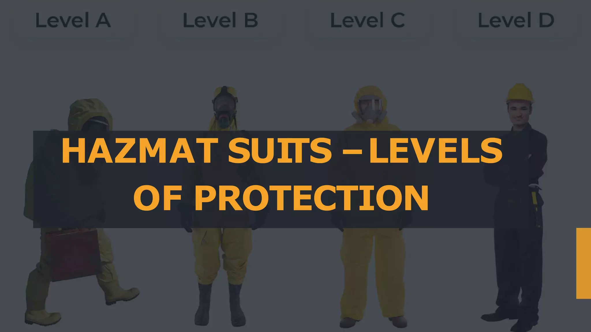 HAZMAT Suits Levels of Protection PPT