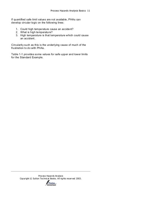 Process Hazards Analysis | PDF