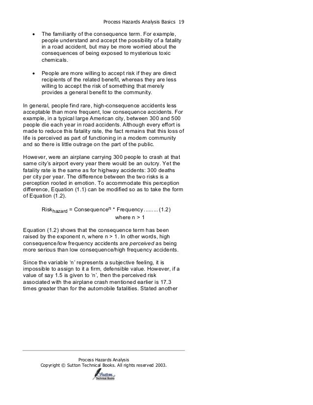 Process Hazards Analysis | PDF