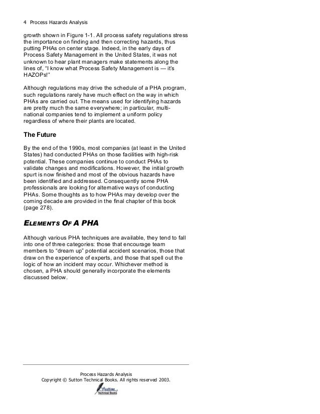 Process Hazards Analysis | PDF