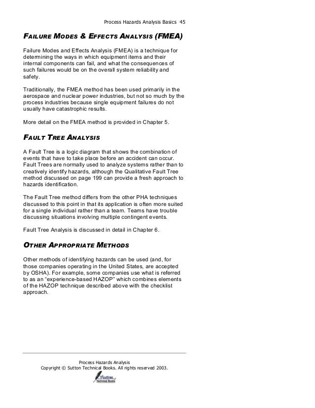 Process Hazards Analysis | PDF
