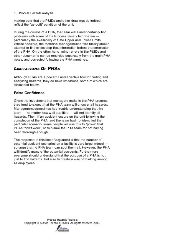 Process Hazards Analysis | PDF