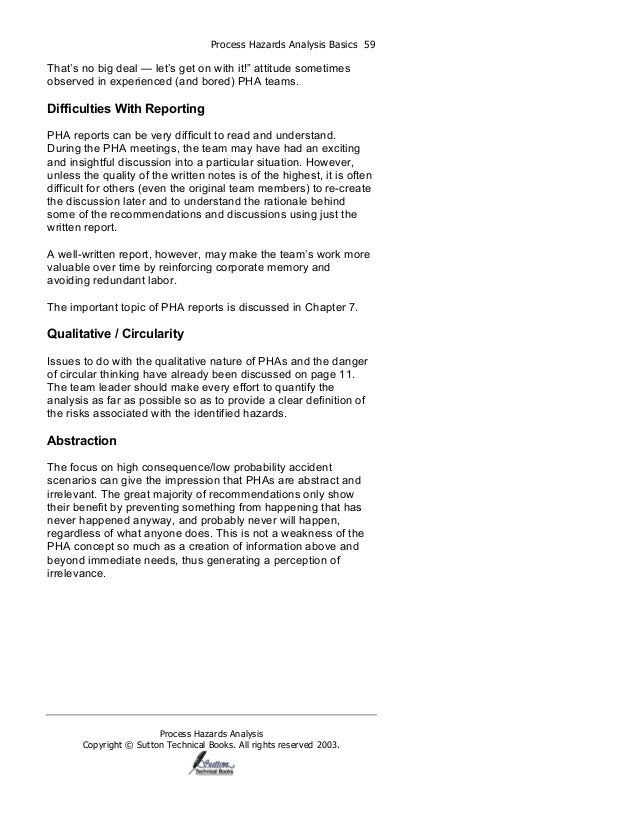 Process Hazards Analysis | PDF