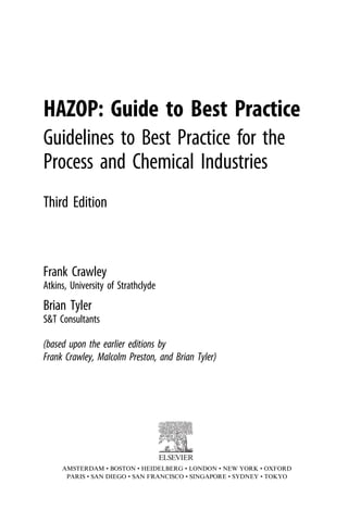 Hazop Guide.pdf Hazop guide to best practices | PDF