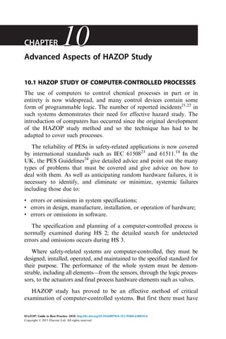 Hazop Guide.pdf Hazop guide to best practices | PDF