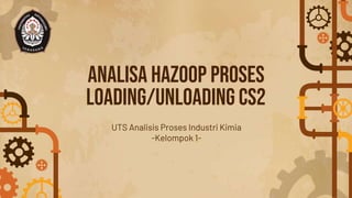 Analisa hazoop proses
Loading/unloading cs2
UTS Analisis Proses Industri Kimia
-Kelompok 1-
 