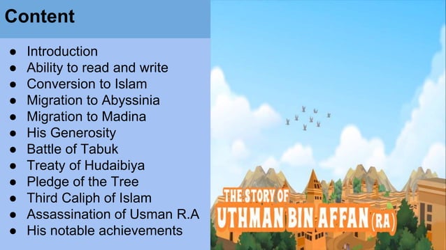 Usman R P Hazrat Usman R.A | PPTX | Islam | Religion & Spirituality
