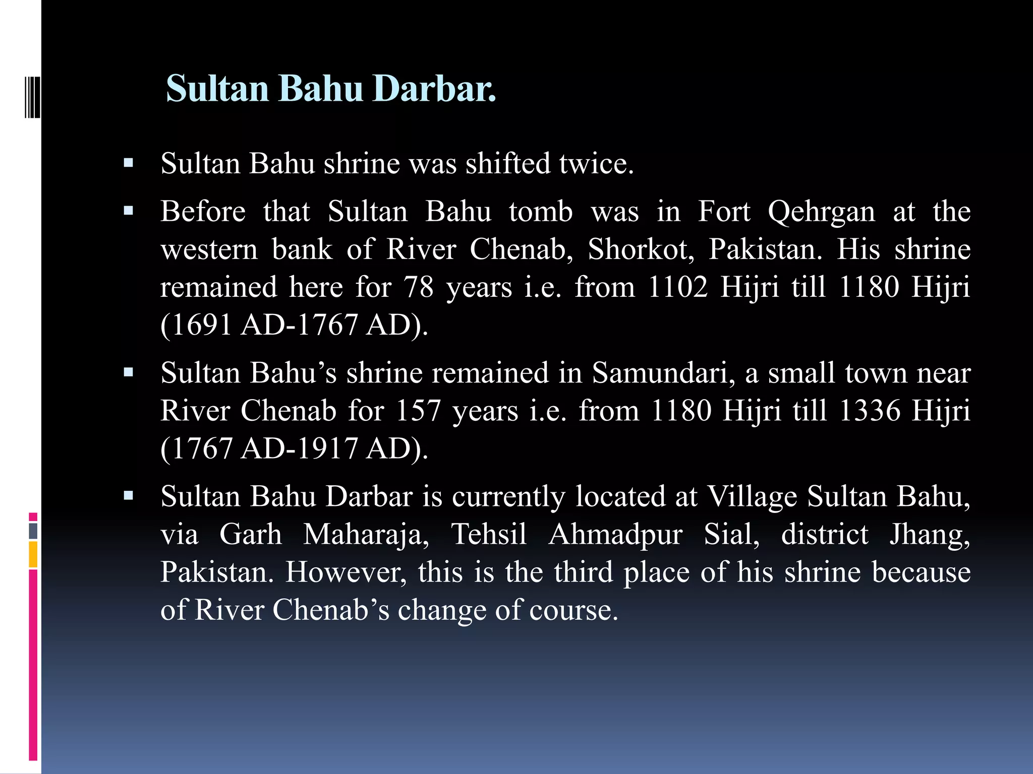 Hazrat Sultan Bahu. | PPT | Free Download