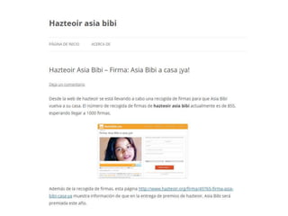 Hazteoir Asia Bibi - blog
