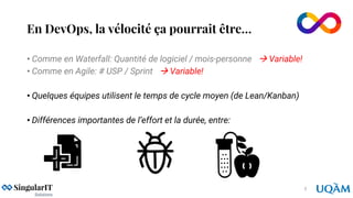 Ha zut, le DevOps a mangé ma vélocité par Jean-Marc Lavoie & Sylvie Trudel