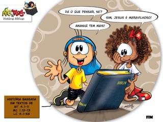 História Biblica  tentacao de-jesus