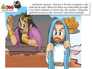 História Biblica  tentacao de-jesus