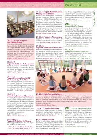 Yoga Vidya 2012 Hauptkatalog