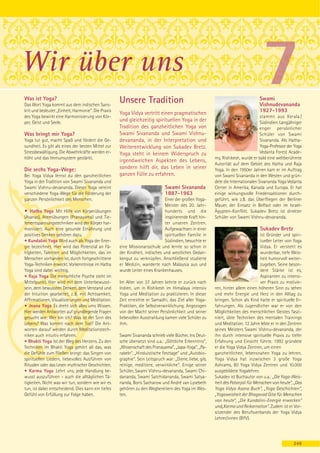 Yoga Vidya 2012 Hauptkatalog