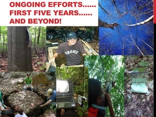 ONGOING EFFORTS……
FIRST FIVE YEARS……
AND BEYOND!
 