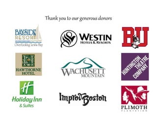Thank you to our generous donors
 