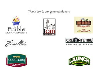 Thank you to our generous donors
 