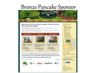 Bronze Pancake Sponsor
 