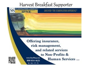 Harvest Breakfast Supporter
 
