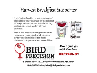 Harvest Breakfast Supporter
 