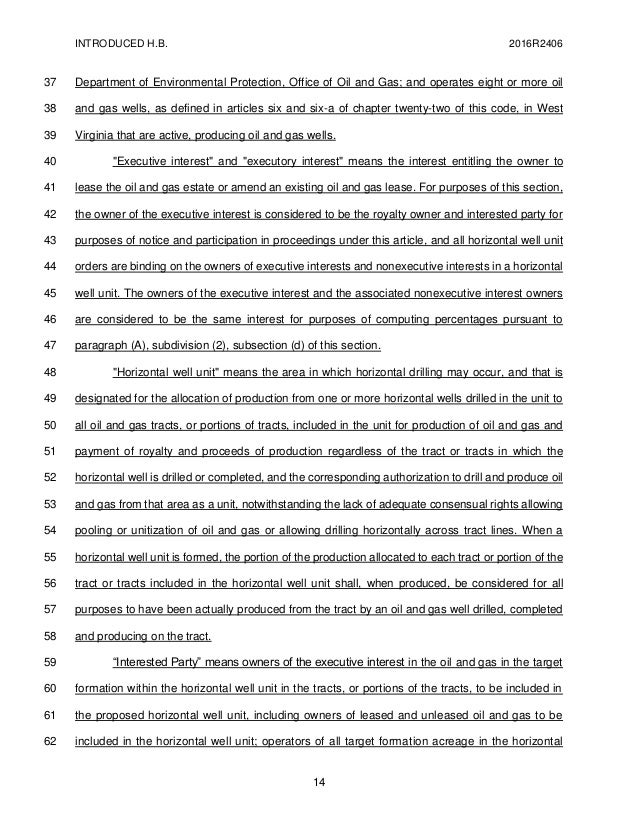 English Language Essays Virginia Examples Of A Thesis Statement For An Essay also Essays On Business Ethics Wv Hb Horizontal Well Unitization And Landowner Protection Act Thesis For Compare Contrast Essay